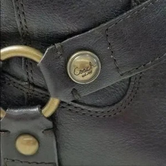 Coach Brown Leather Tall Boots Women's Size 6 riding boots - Picture 3 of 6